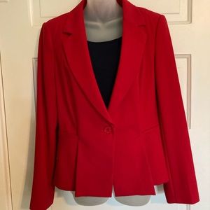 Size 10 White House Black Market red blazer